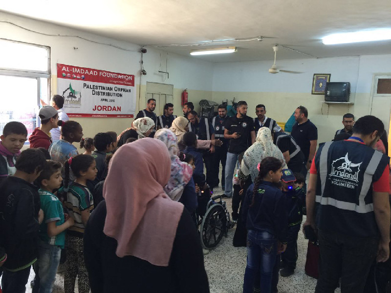 The Jordanian office has been conducting orphan support programmes since inception almost 12 years ago